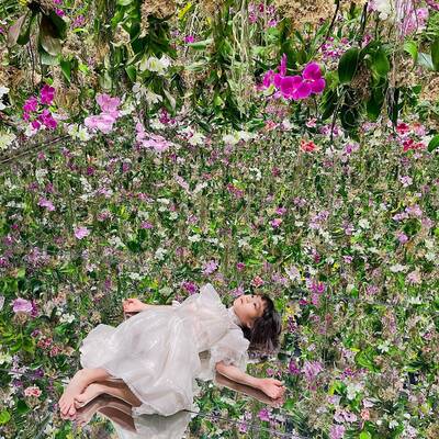 【花の妖精のような装いで訪れたいチームラボプラネッツ】デザイナー・Tsumireさんのブログ